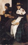 Wilhelm Leibl Three Women in Church Spain oil painting artist